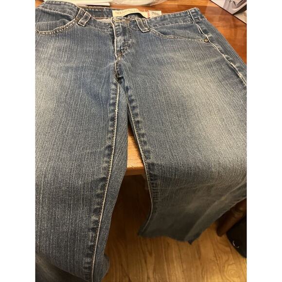 Womens LEVIS 525 Perfect Waist Boot Cut Stretch Jeans Size 8M - Picture 5 of 6